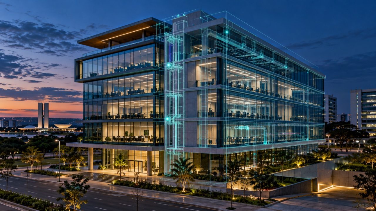 Coordenação digital de edifício corporativo